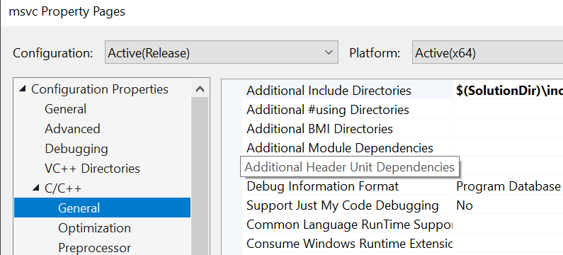 Visual Studio C++ Additional Header Path
