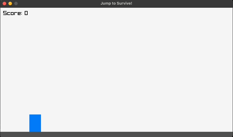 Jump to Survive Mini-Game