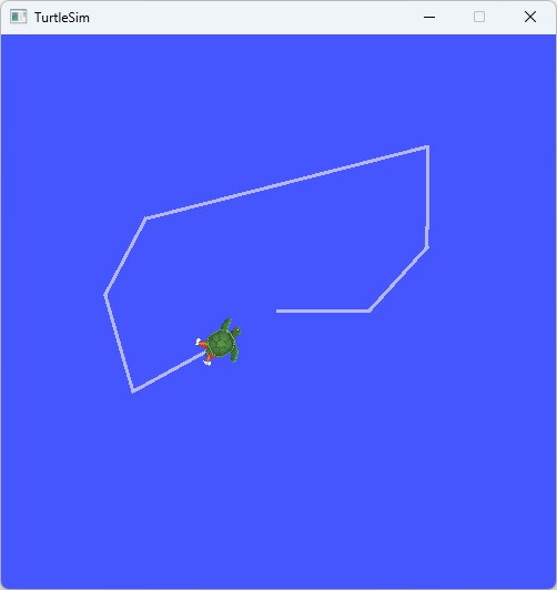 turtlesim window launched from a Conan-provided ROS installation